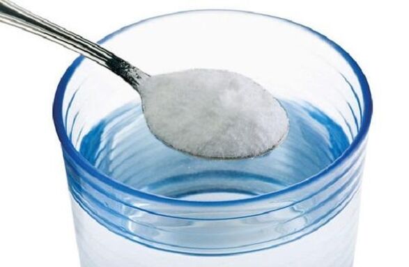 parazitler için soda çözümü